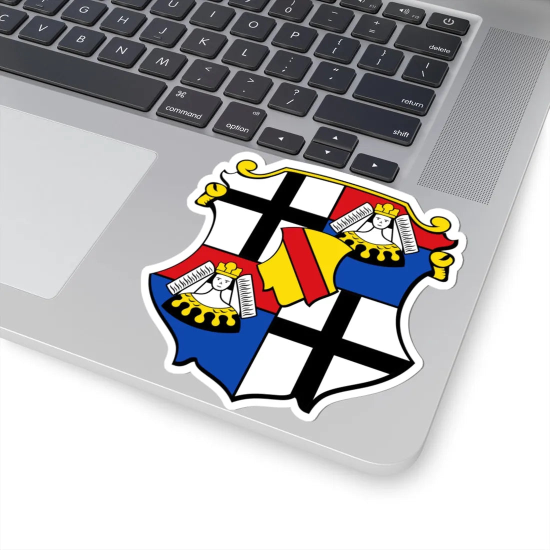 DEU Bad Brückenau COA groß (Germany) (Coat of Arms) STICKER Vinyl Kiss-Cut Decal - The Sticker Space