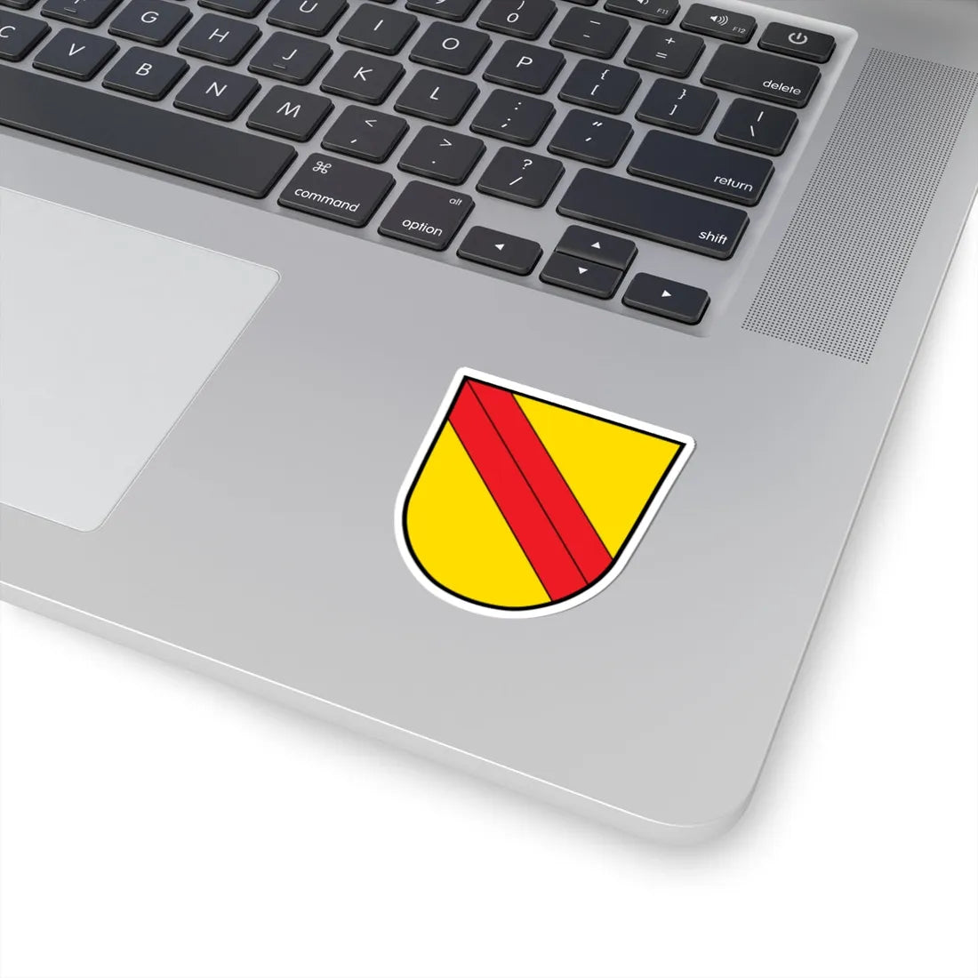 DEU Bad Brückenau COA klein (Germany) (Coat of Arms) STICKER Vinyl Kiss-Cut Decal - The Sticker Space