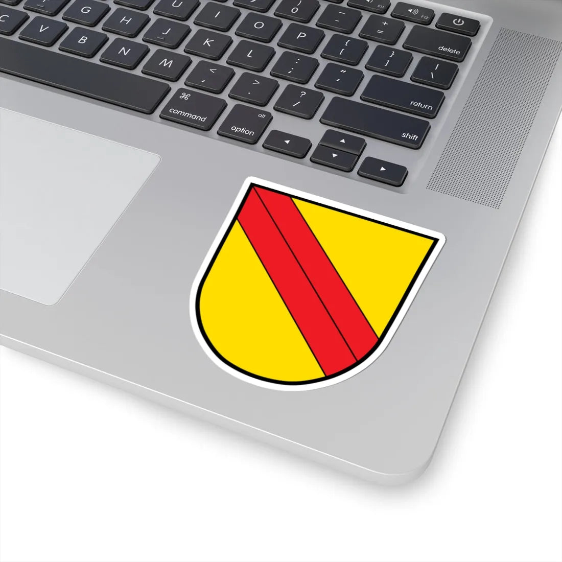 DEU Bad Brückenau COA klein (Germany) (Coat of Arms) STICKER Vinyl Kiss-Cut Decal - The Sticker Space