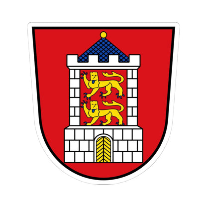 DEU Bad Camberg COA (Germany) (Coat of Arms) STICKER Vinyl Kiss-Cut Decal 4 Inch White - The Sticker Space