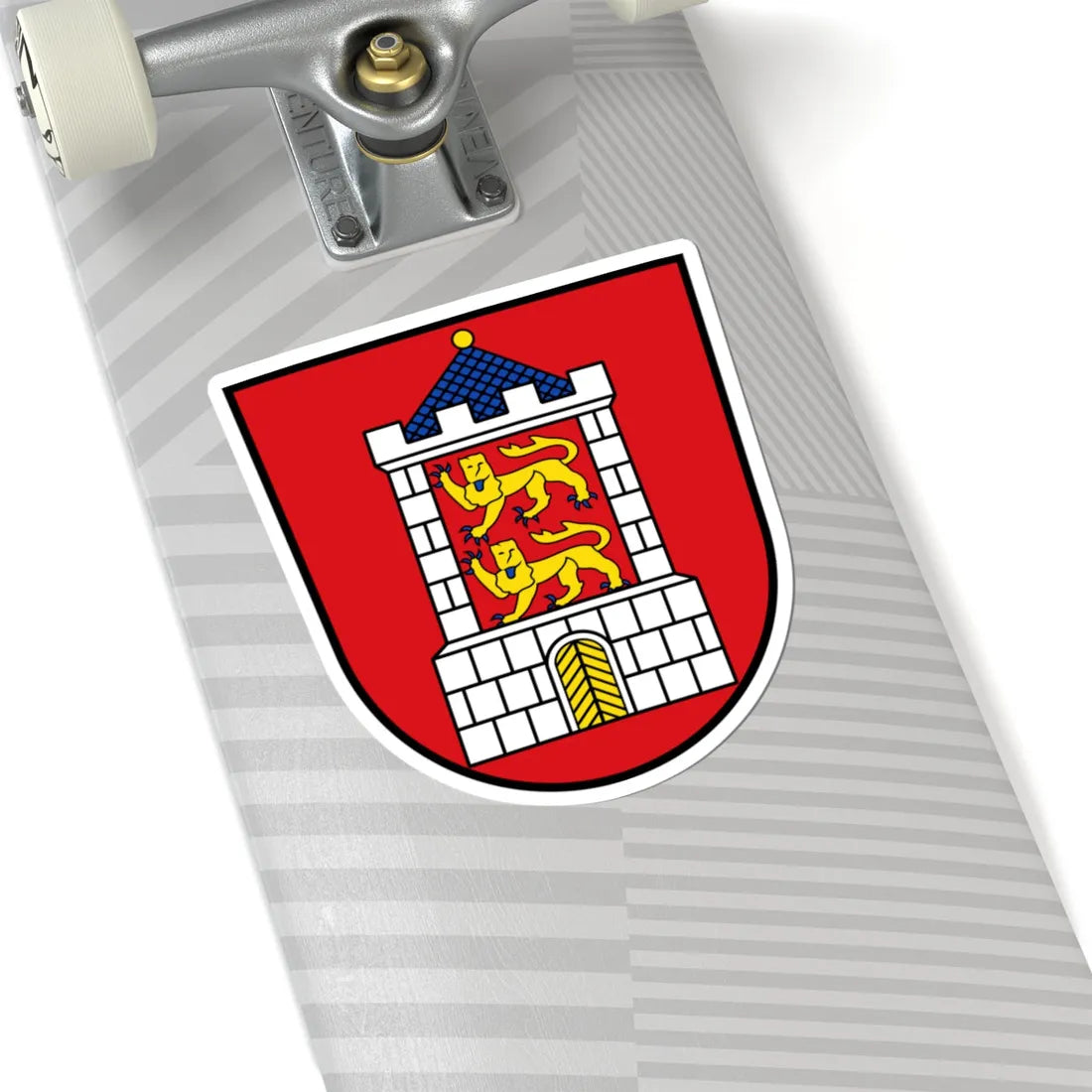 DEU Bad Camberg COA (Germany) (Coat of Arms) STICKER Vinyl Kiss-Cut Decal - The Sticker Space