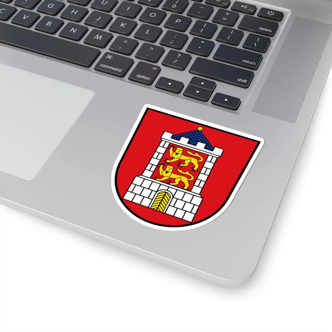 DEU Bad Camberg COA (Germany) (Coat of Arms) STICKER Vinyl Kiss-Cut Decal - The Sticker Space