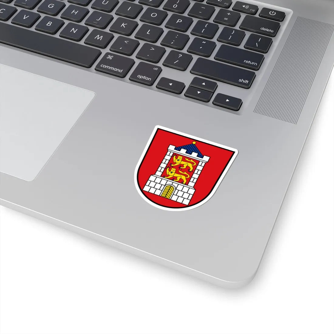 DEU Bad Camberg COA (Germany) (Coat of Arms) STICKER Vinyl Kiss-Cut Decal - The Sticker Space