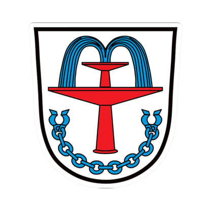 DEU Bad Füssing COA (Germany) (Coat of Arms) STICKER Vinyl Kiss-Cut Decal 2 Inch White - The Sticker Space