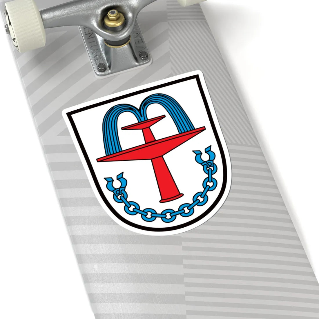 DEU Bad Füssing COA (Germany) (Coat of Arms) STICKER Vinyl Kiss-Cut Decal - The Sticker Space