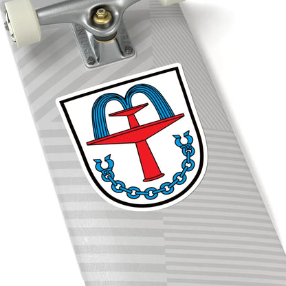 DEU Bad Füssing COA (Germany) (Coat of Arms) STICKER Vinyl Kiss-Cut Decal - The Sticker Space