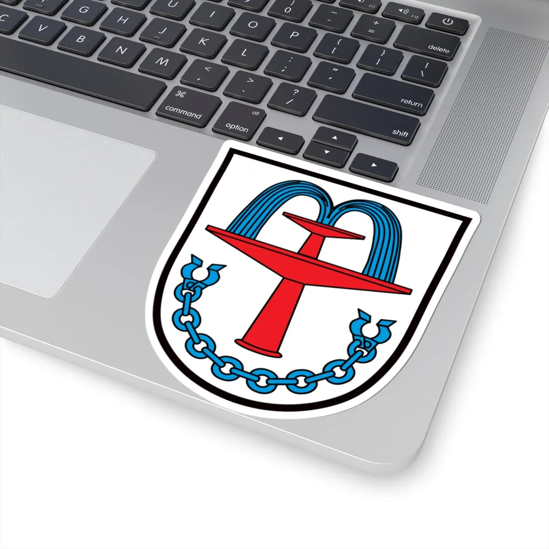 DEU Bad Füssing COA (Germany) (Coat of Arms) STICKER Vinyl Kiss-Cut Decal - The Sticker Space