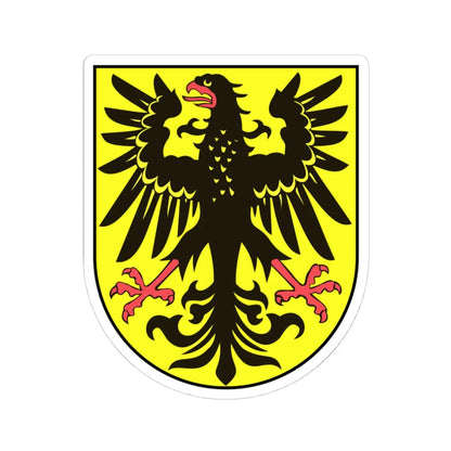 DEU Bad Gottleuba COA (Germany) (Coat of Arms) STICKER Vinyl Kiss-Cut Decal 4 Inch White - The Sticker Space