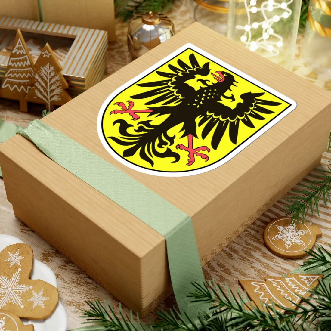 DEU Bad Gottleuba COA (Germany) (Coat of Arms) STICKER Vinyl Kiss-Cut Decal - The Sticker Space