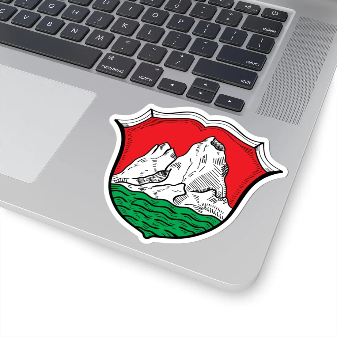 DEU Bad Griesbach COA (Germany) (Coat of Arms) STICKER Vinyl Kiss-Cut Decal - The Sticker Space