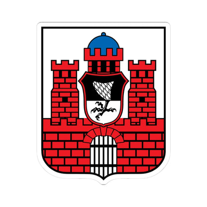 DEU Bad Kissingen COA (Germany) (Coat of Arms) STICKER Vinyl Kiss-Cut Decal 3 Inch White - The Sticker Space