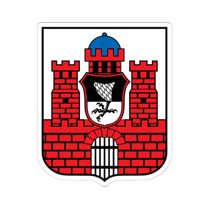 DEU Bad Kissingen COA (Germany) (Coat of Arms) STICKER Vinyl Kiss-Cut Decal 6 Inch White - The Sticker Space