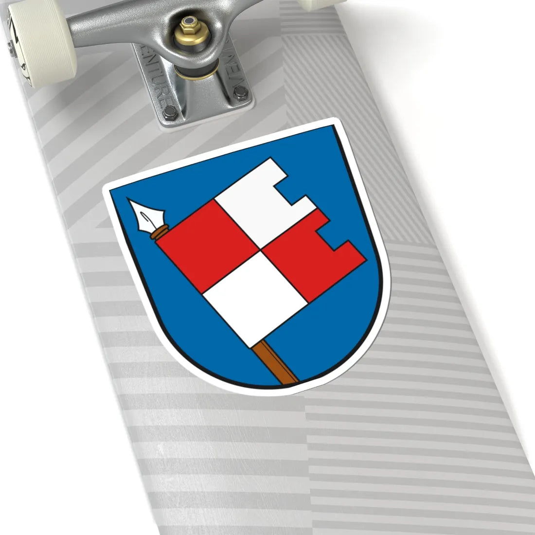 DEU Bad Königshofen COA (Germany) (Coat of Arms) STICKER Vinyl Kiss-Cut Decal - The Sticker Space