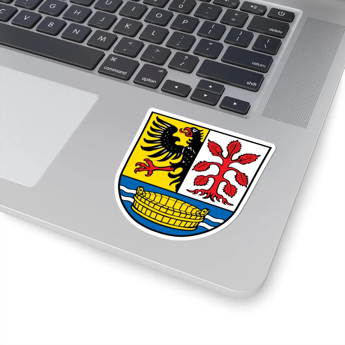 DEU Bad Kohlgrub COA (Germany) (Coat of Arms) STICKER Vinyl Kiss-Cut Decal - The Sticker Space