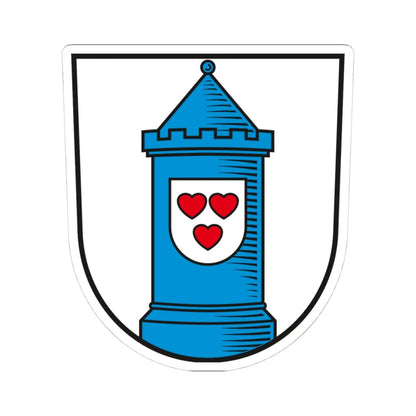DEU Bad Liebenwerda COA (Germany) (Coat of Arms) STICKER Vinyl Kiss-Cut Decal 4 Inch White - The Sticker Space