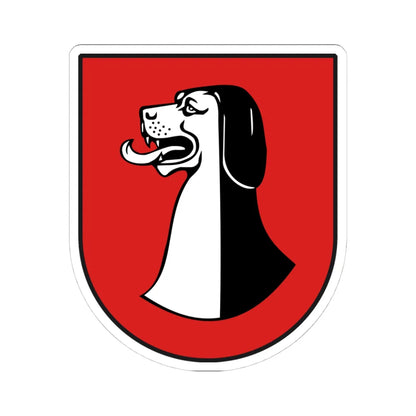 DEU Bad Lobenstein COA (Germany) (Coat of Arms) STICKER Vinyl Kiss-Cut Decal 4 Inch White - The Sticker Space