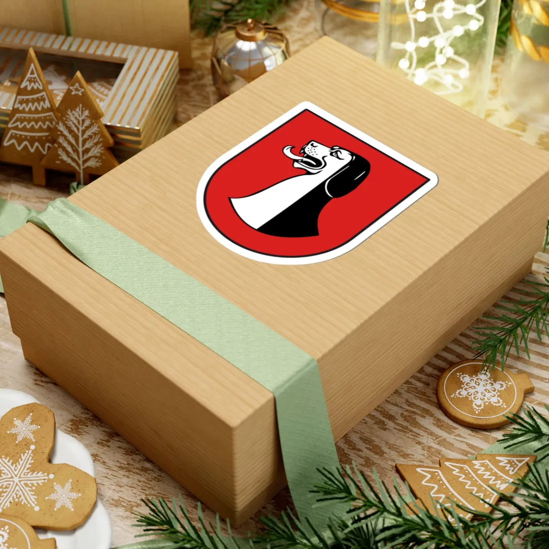 DEU Bad Lobenstein COA (Germany) (Coat of Arms) STICKER Vinyl Kiss-Cut Decal - The Sticker Space