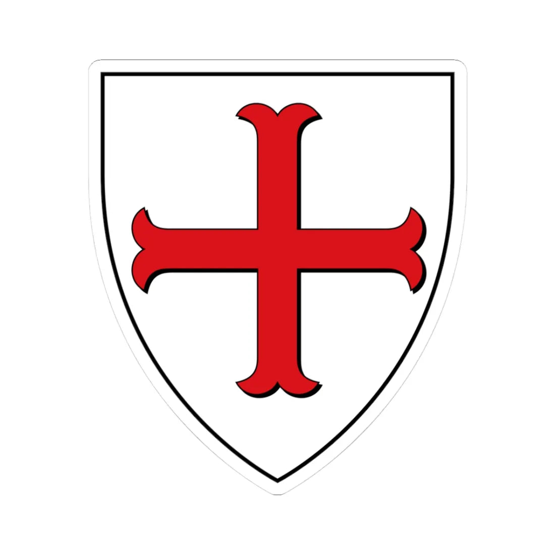 DEU Bad Pyrmont COA (Denmark) (Coat of Arms) STICKER Vinyl Kiss-Cut Decal 3 Inch White - The Sticker Space