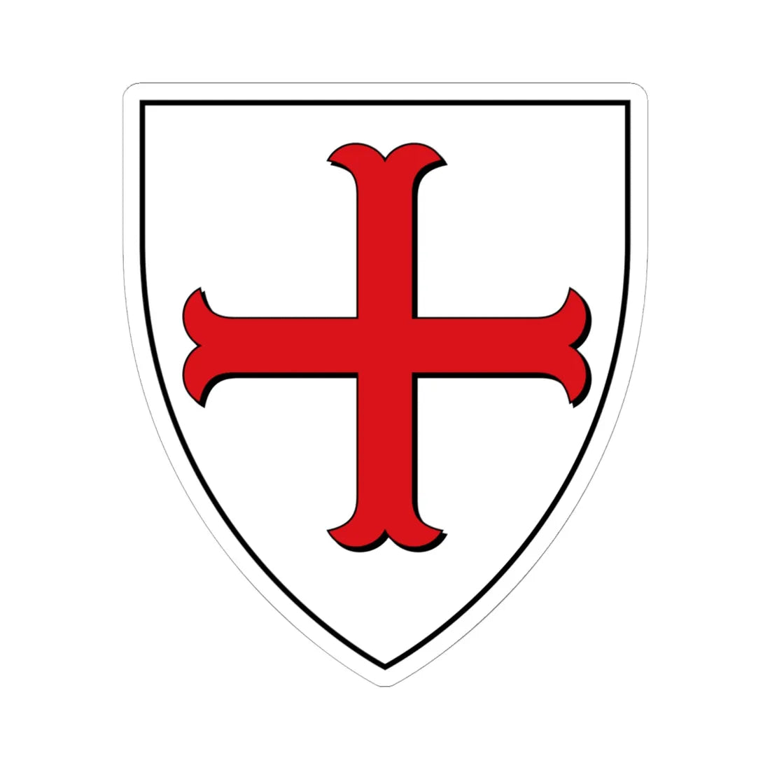 DEU Bad Pyrmont COA (Denmark) (Coat of Arms) STICKER Vinyl Kiss-Cut Decal 6 Inch White - The Sticker Space