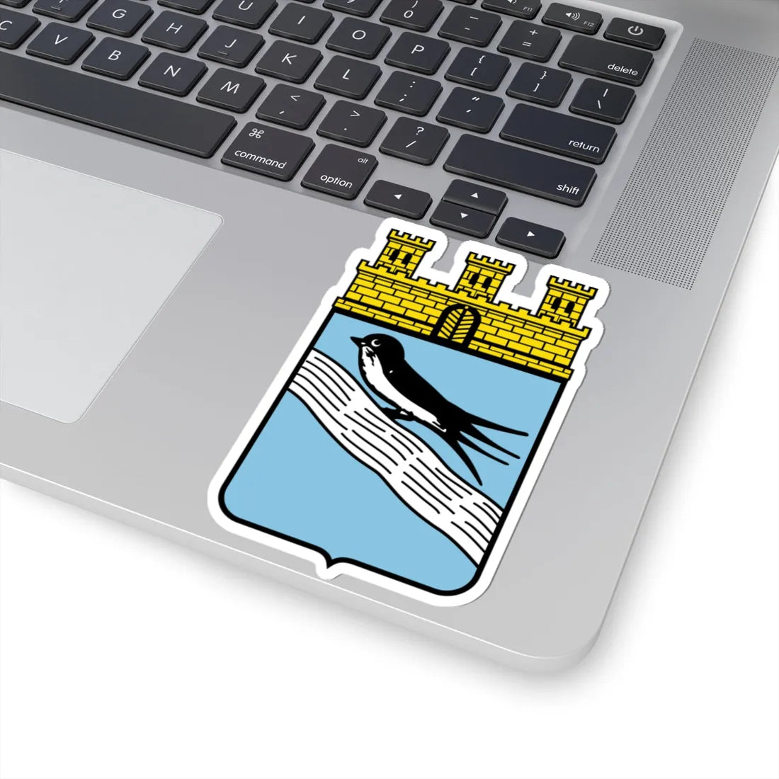 DEU Bad Schwalbach COA (Germany) (Coat of Arms) STICKER Vinyl Kiss-Cut Decal - The Sticker Space