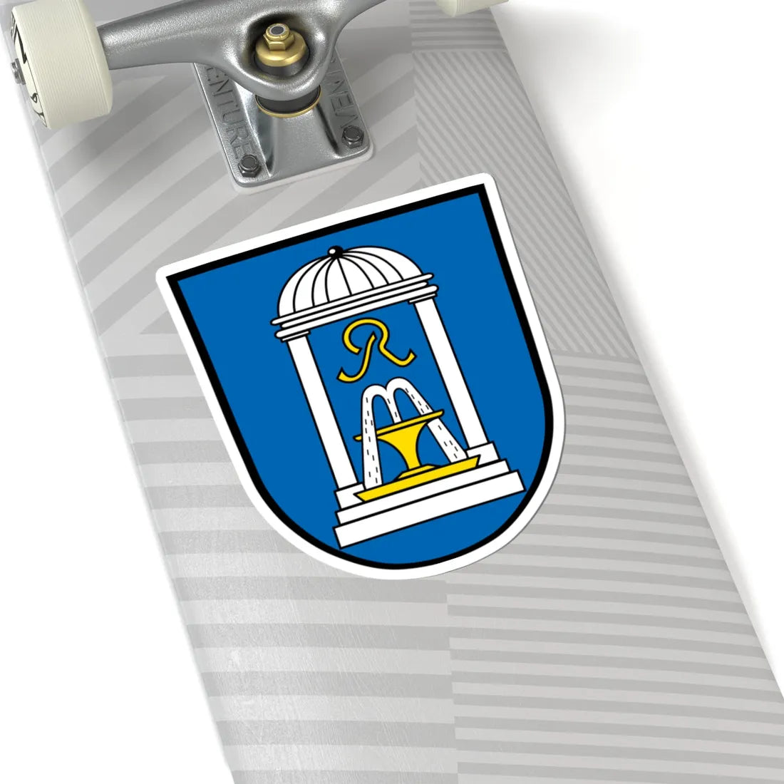 DEU Bad Steben COA (Germany) (Coat of Arms) STICKER Vinyl Kiss-Cut Decal - The Sticker Space