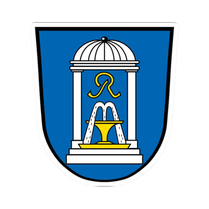 DEU Bad Steben COA (Germany) (Coat of Arms) STICKER Vinyl Kiss-Cut Decal - The Sticker Space