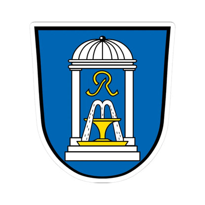 DEU Bad Steben COA (Germany) (Coat of Arms) STICKER Vinyl Kiss-Cut Decal - The Sticker Space