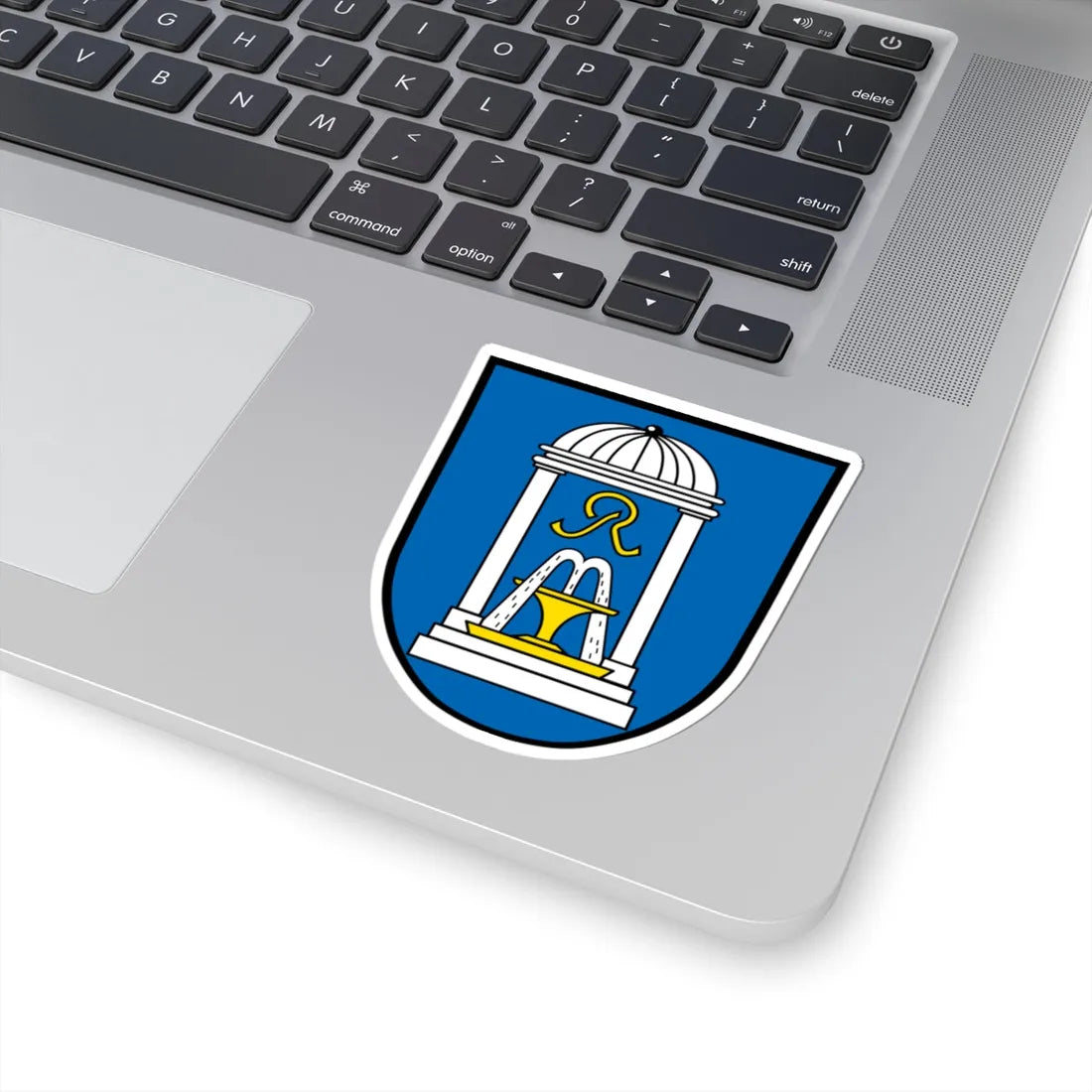 DEU Bad Steben COA (Germany) (Coat of Arms) STICKER Vinyl Kiss-Cut Decal - The Sticker Space