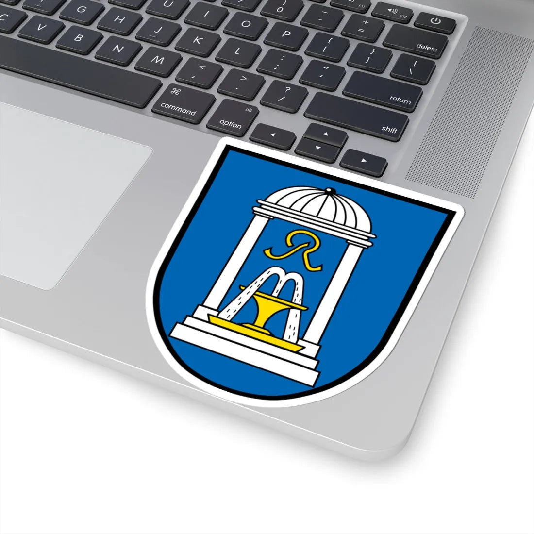 DEU Bad Steben COA (Germany) (Coat of Arms) STICKER Vinyl Kiss-Cut Decal - The Sticker Space