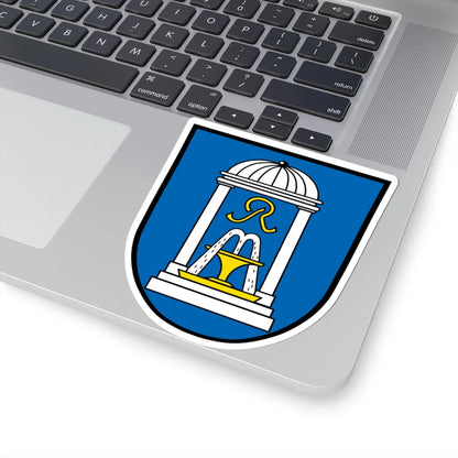 DEU Bad Steben COA (Germany) (Coat of Arms) STICKER Vinyl Kiss-Cut Decal - The Sticker Space