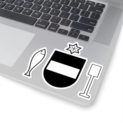 DEU Bad Waldsee COA (Germany) (Coat of Arms) STICKER Vinyl Kiss-Cut Decal - The Sticker Space