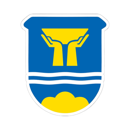 DEU Bad Wiessee COA (Germany) (Coat of Arms) STICKER Vinyl Kiss-Cut Decal 6 Inch White - The Sticker Space