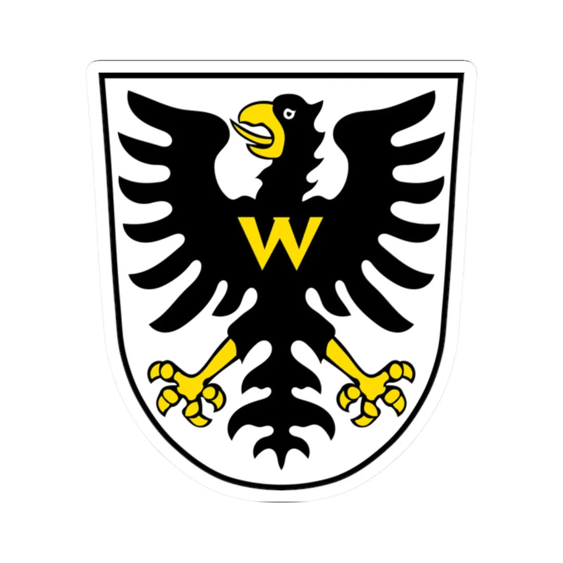 DEU Bad Windsheim COA (Germany) (Coat of Arms) STICKER Vinyl Kiss-Cut Decal 2 Inch White - The Sticker Space