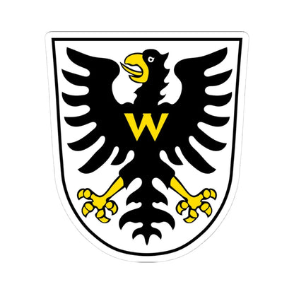 DEU Bad Windsheim COA (Germany) (Coat of Arms) STICKER Vinyl Kiss-Cut Decal 4 Inch White - The Sticker Space