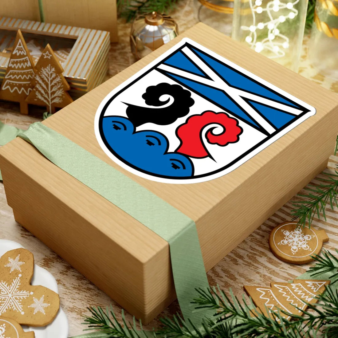 DEU Baierbach COA (Germany) (Coat of Arms) STICKER Vinyl Kiss-Cut Decal - The Sticker Space