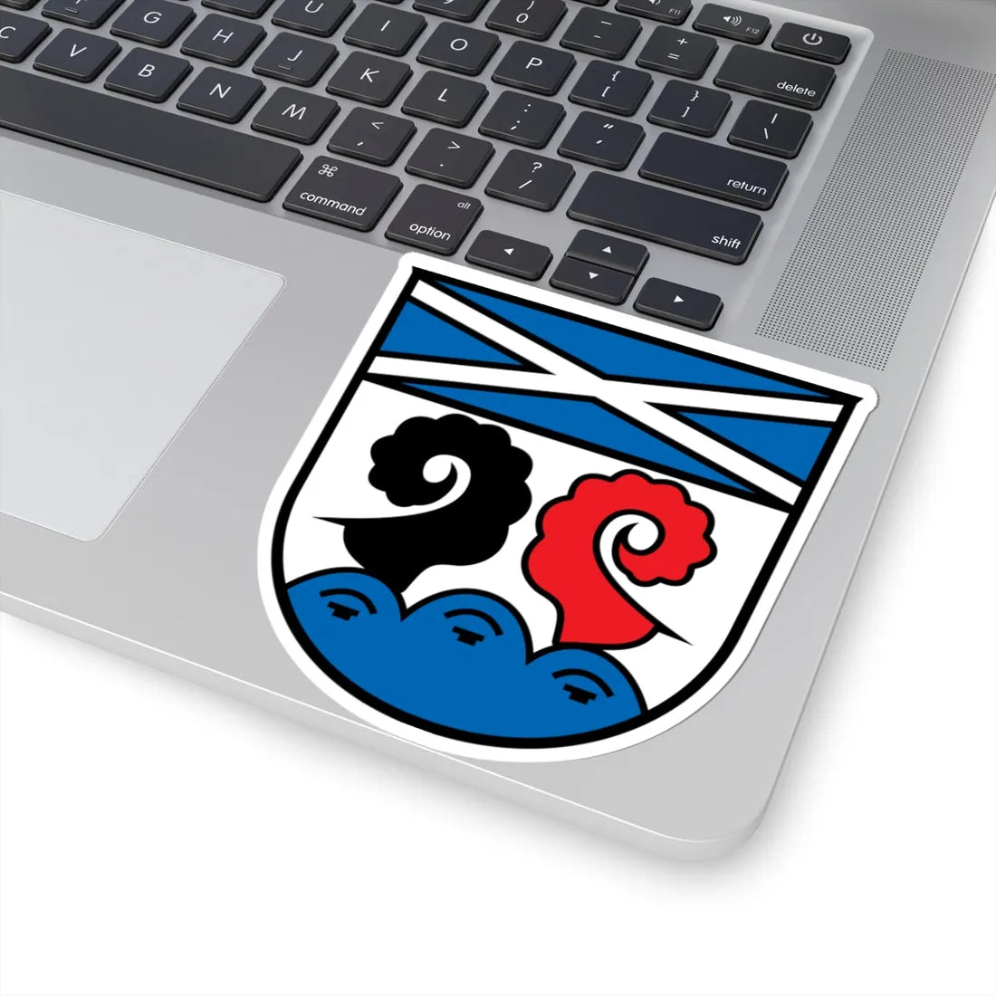 DEU Baierbach COA (Germany) (Coat of Arms) STICKER Vinyl Kiss-Cut Decal - The Sticker Space