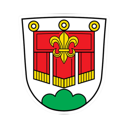 DEU Balderschwang COA (Germany) (Coat of Arms) STICKER Vinyl Kiss-Cut Decal 2 Inch White - The Sticker Space