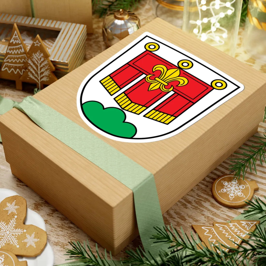 DEU Balderschwang COA (Germany) (Coat of Arms) STICKER Vinyl Kiss-Cut Decal - The Sticker Space