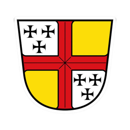 DEU Balduinstein COA deriv (Germany) (Coat of Arms) STICKER Vinyl Kiss-Cut Decal 2 Inch White - The Sticker Space