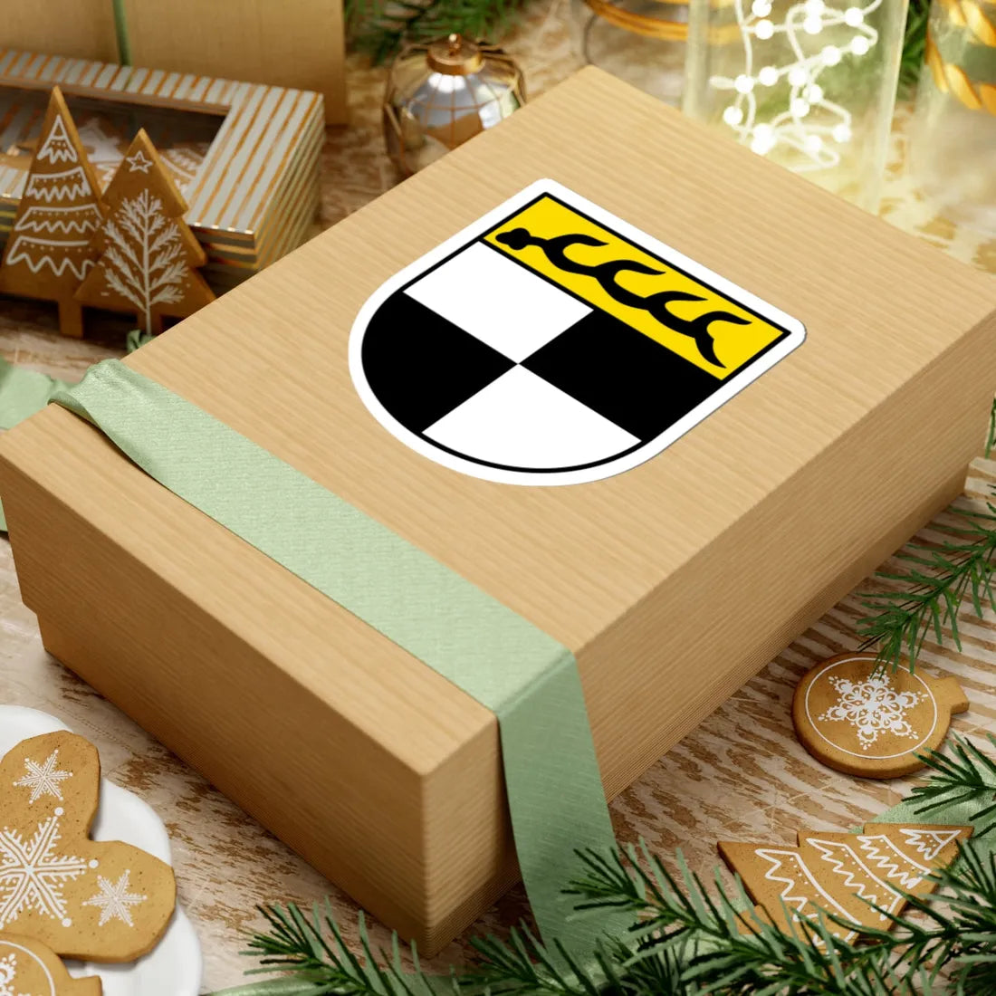 DEU Balingen COA (Germany) (Coat of Arms) STICKER Vinyl Kiss-Cut Decal - The Sticker Space