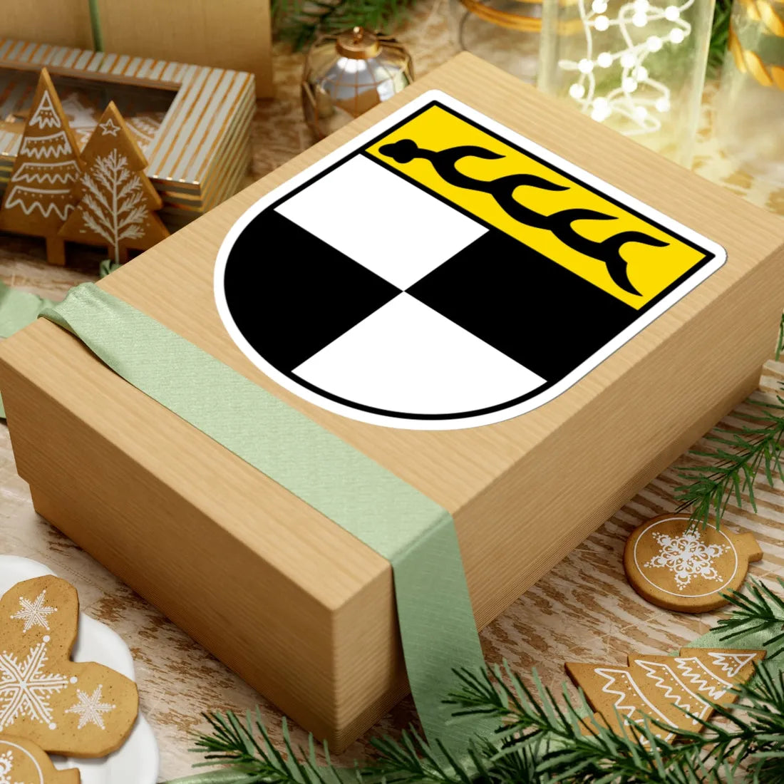 DEU Balingen COA (Germany) (Coat of Arms) STICKER Vinyl Kiss-Cut Decal - The Sticker Space