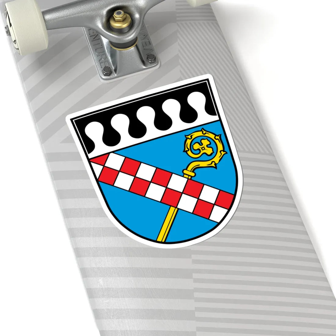 DEU Bastheim COA (Germany) (Coat of Arms) STICKER Vinyl Kiss-Cut Decal - The Sticker Space