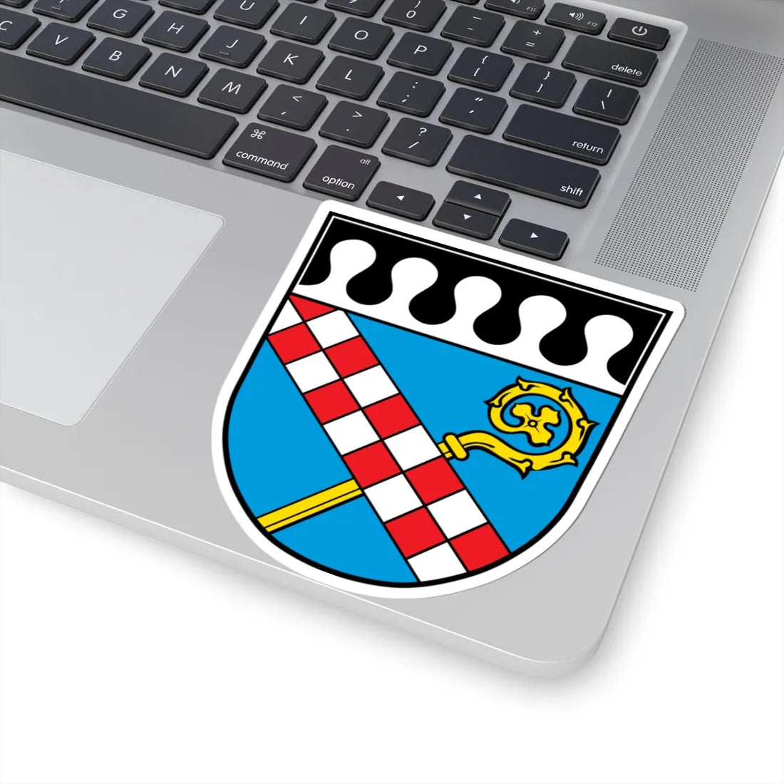 DEU Bastheim COA (Germany) (Coat of Arms) STICKER Vinyl Kiss-Cut Decal - The Sticker Space