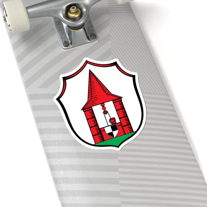 DEU Baudenbach COA (Germany) (Coat of Arms) STICKER Vinyl Kiss-Cut Decal - The Sticker Space