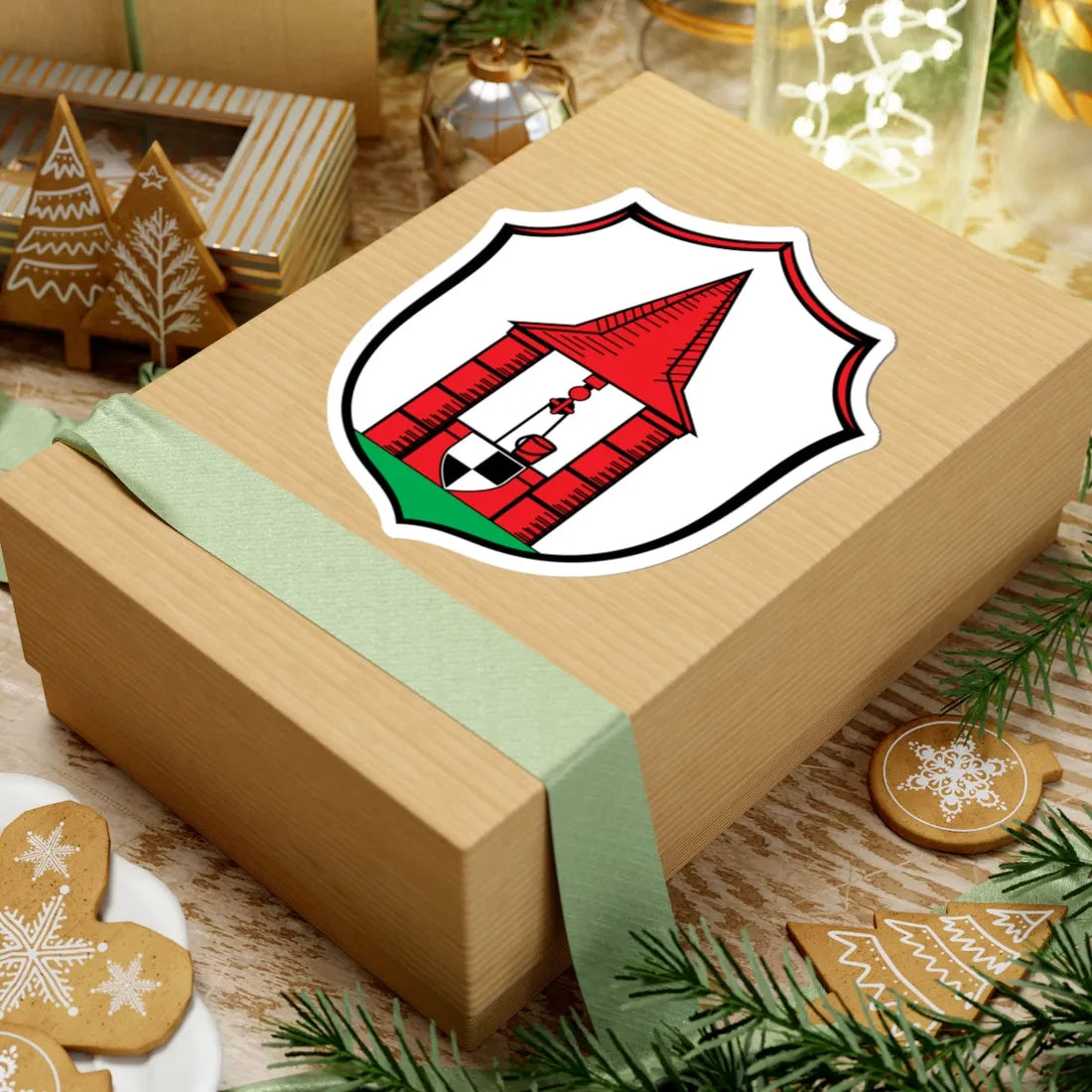 DEU Baudenbach COA (Germany) (Coat of Arms) STICKER Vinyl Kiss-Cut Decal - The Sticker Space