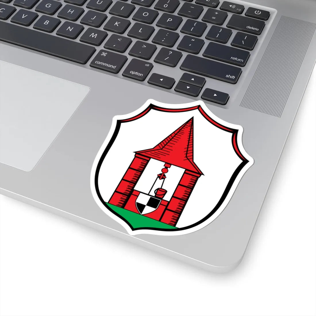 DEU Baudenbach COA (Germany) (Coat of Arms) STICKER Vinyl Kiss-Cut Decal - The Sticker Space