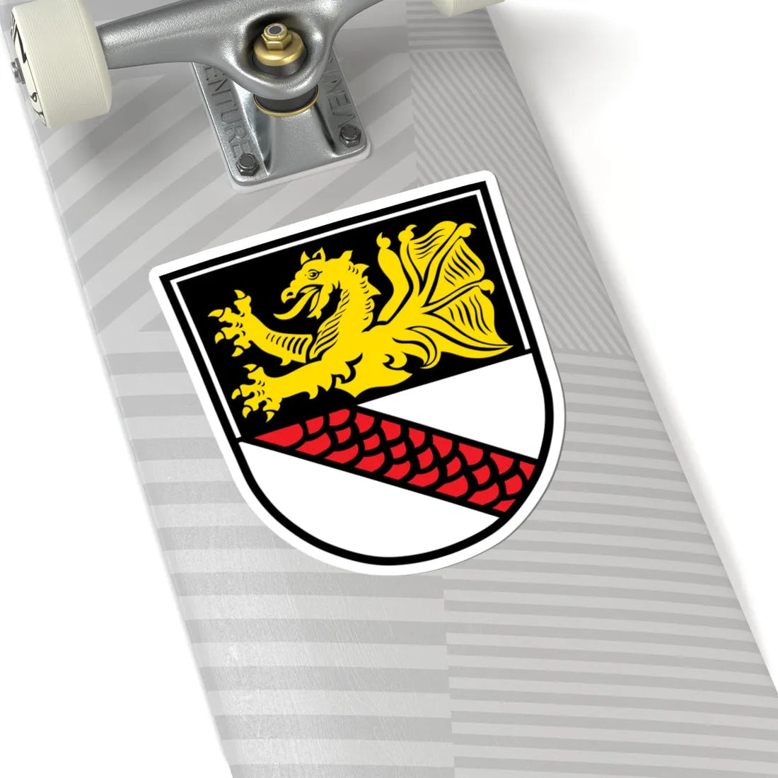 DEU Bayerbach Rottal-Inn COA (Germany) (Coat of Arms) STICKER Vinyl Kiss-Cut Decal - The Sticker Space