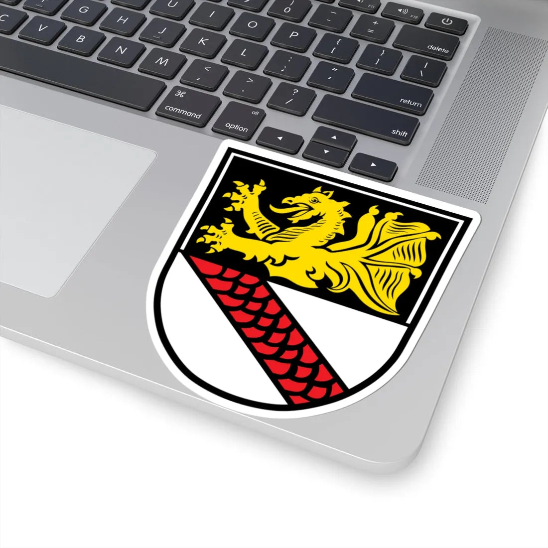 DEU Bayerbach Rottal-Inn COA (Germany) (Coat of Arms) STICKER Vinyl Kiss-Cut Decal - The Sticker Space