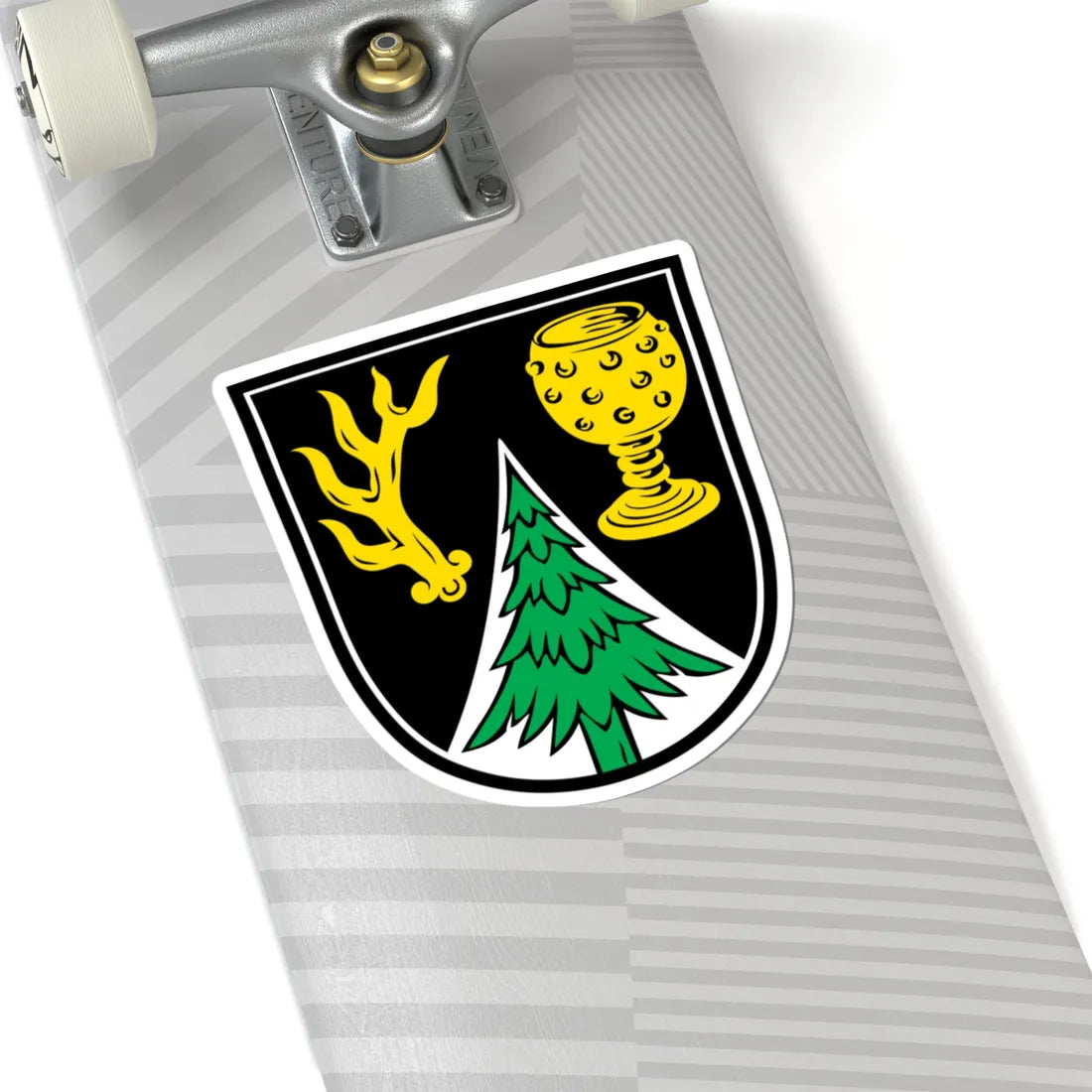 DEU Bayerisch Eisenstein COA (Germany) (Coat of Arms) STICKER Vinyl Kiss-Cut Decal - The Sticker Space