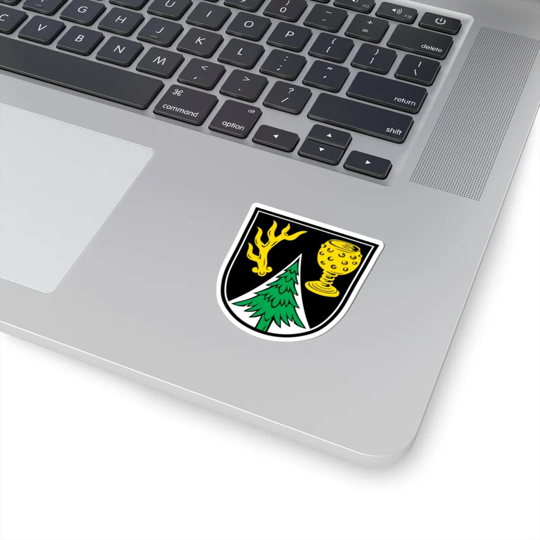 DEU Bayerisch Eisenstein COA (Germany) (Coat of Arms) STICKER Vinyl Kiss-Cut Decal - The Sticker Space
